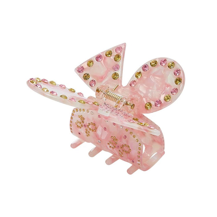 Chloe Crystal Butterfly Claw Clip