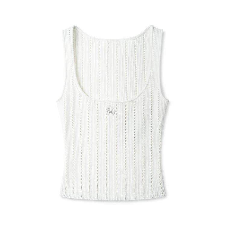 Void Structure Knitted Vest