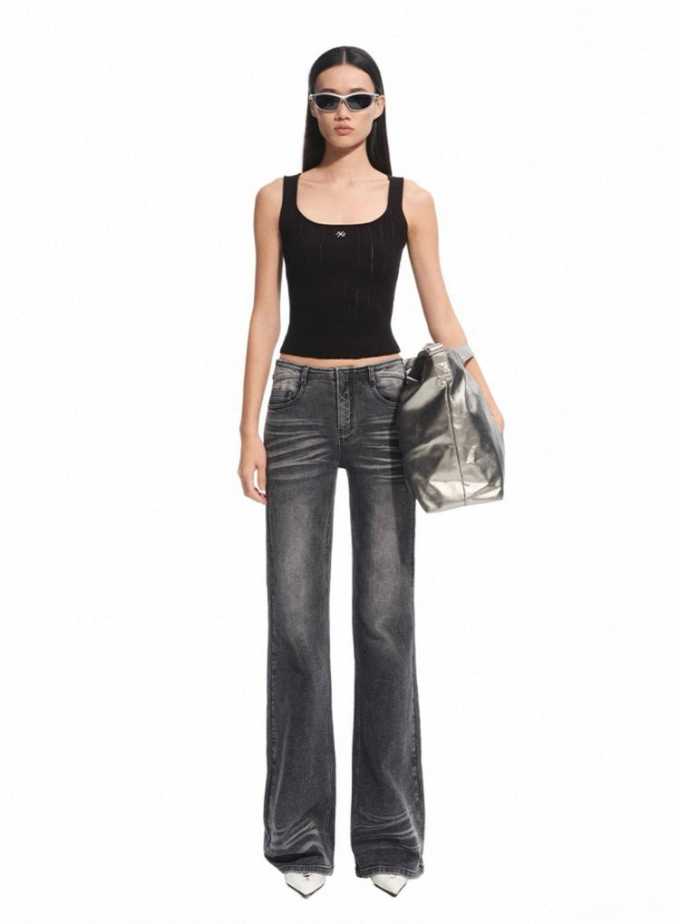 Void Structure Knitted Vest