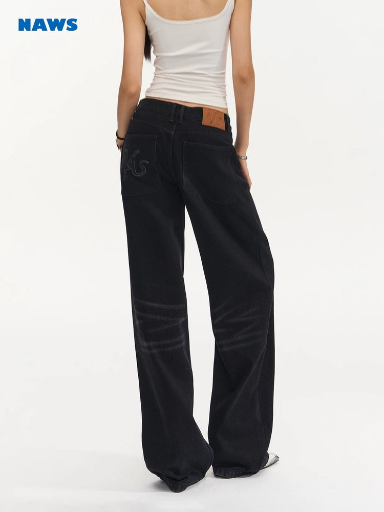 9-1 American-style Distressed Denim Jeans