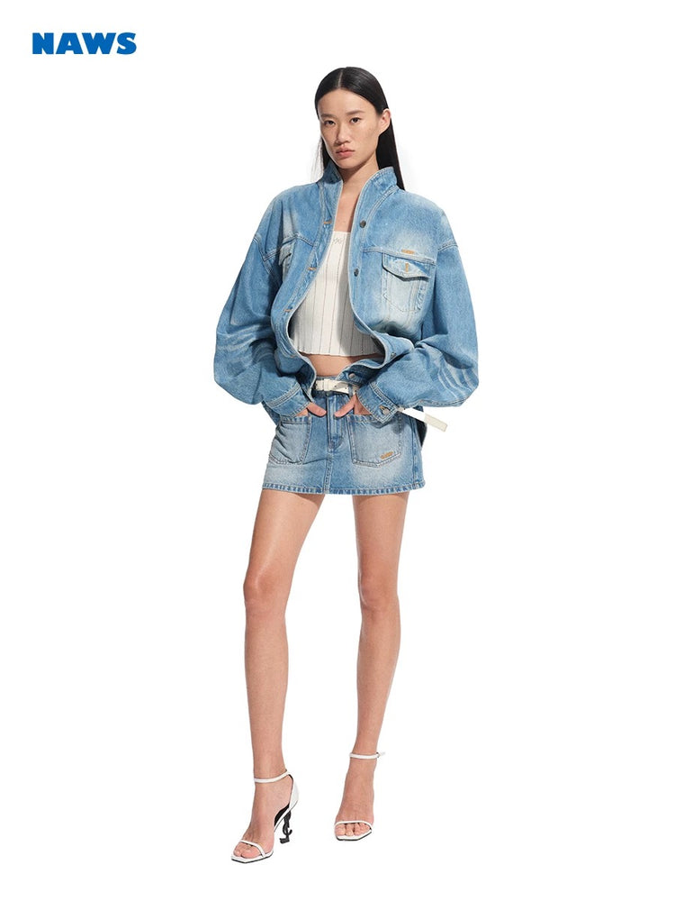 Lynx - Modern Denim Skirt
