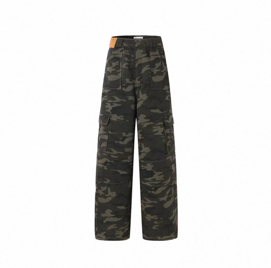 Cargo Pocket Camouflage Casual Pants