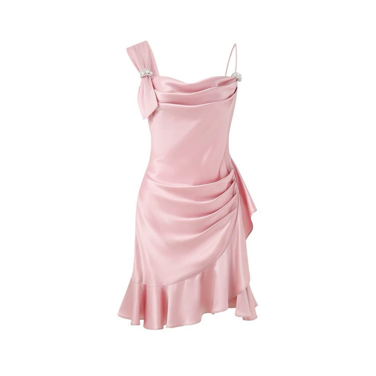 Wave-hem Camisole Dress