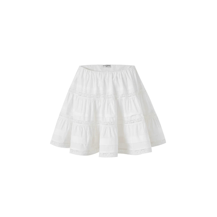 Lace-patchwork Skirt
