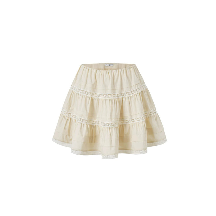 Lace-patchwork Skirt