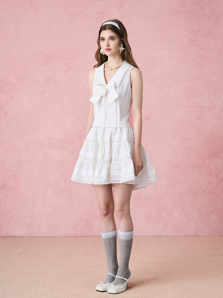 Lace-patchwork Skirt
