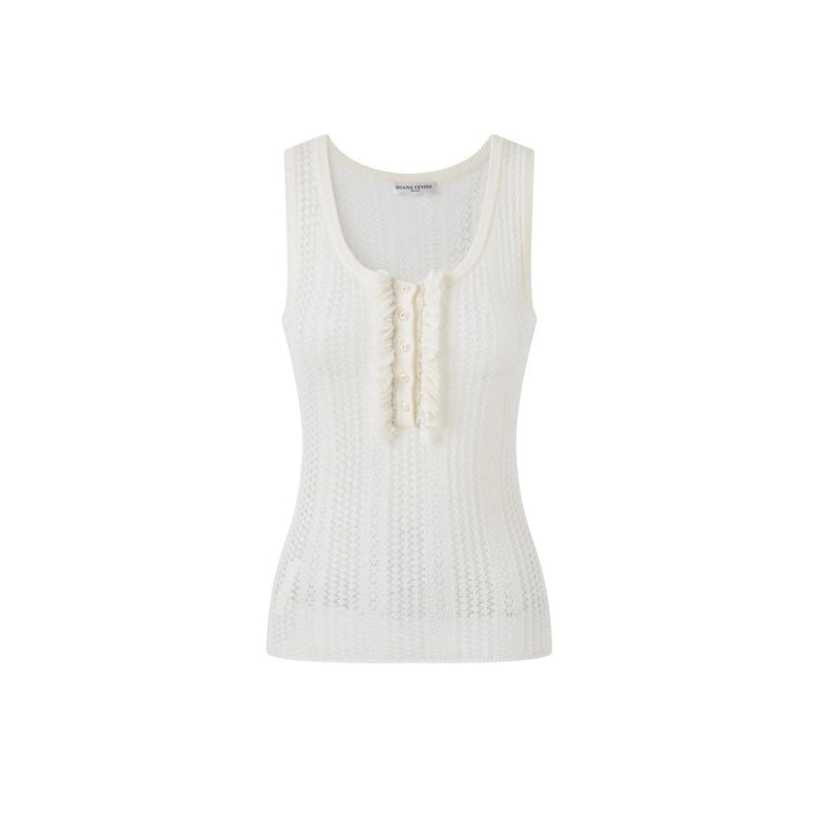 Hollow Crochet Knit Vest