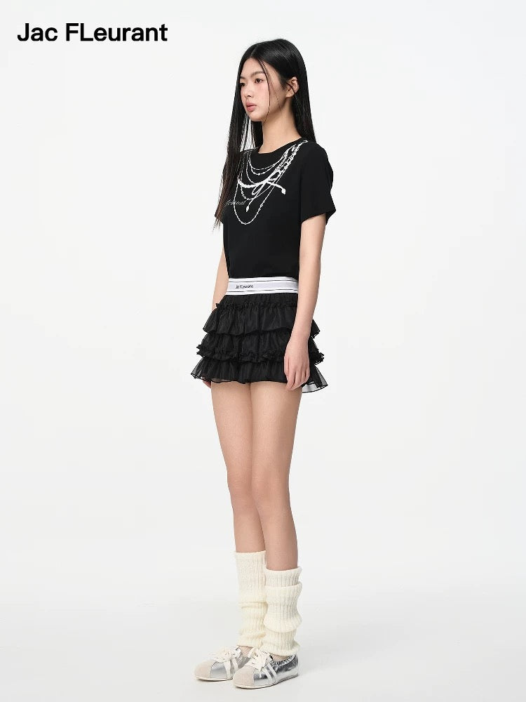 Crew Neck Printed T-Shirt