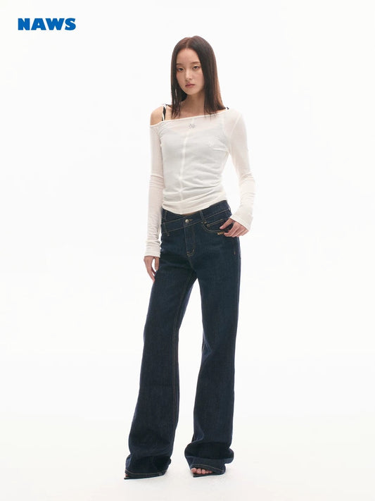 Void Asymmetrical One-Shoulder Tee