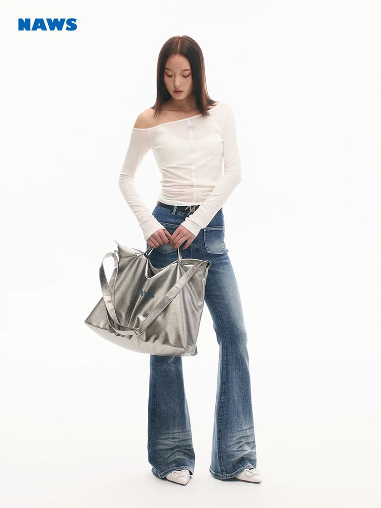 Void Asymmetrical One-Shoulder Tee