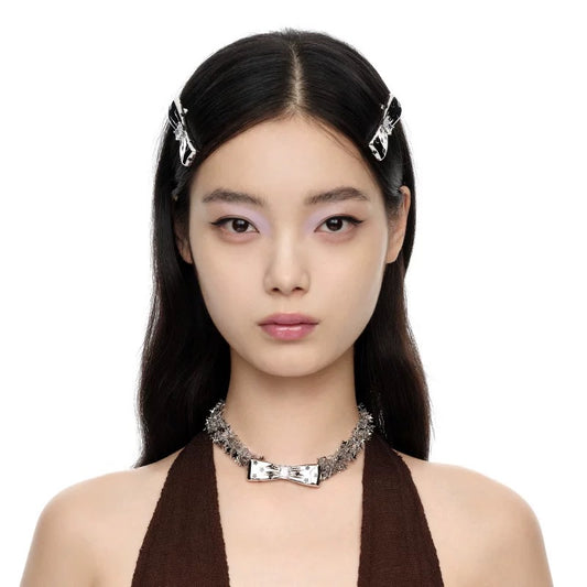 Star Polka Dot Bowknot Hair Clip