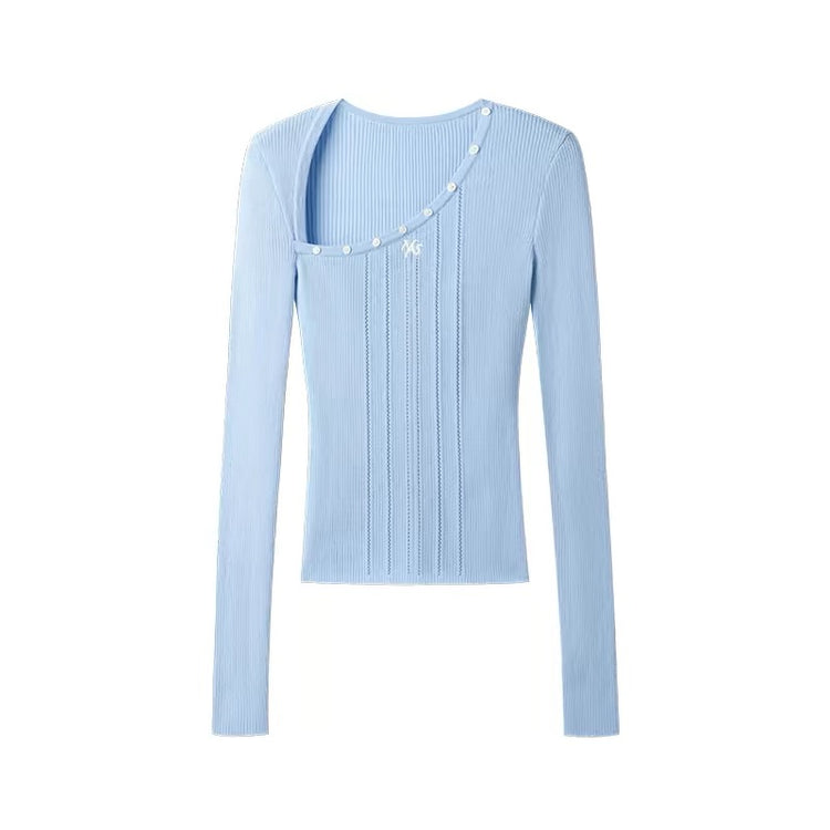 Polar - Ribbed Layered Knit Top