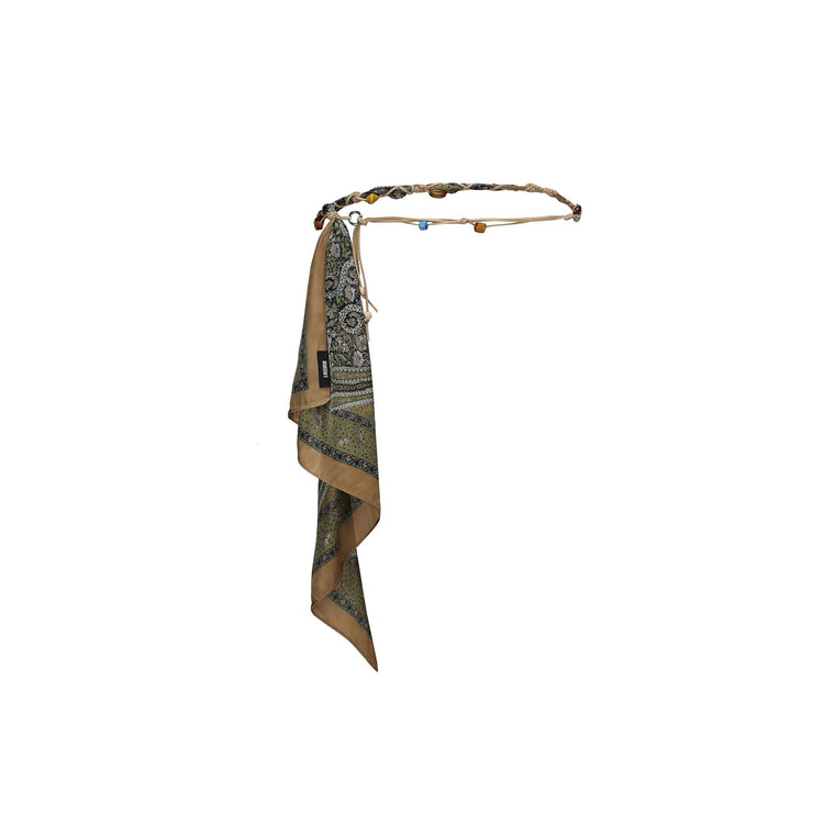 Handwoven Scarf Beaded Waist Chain