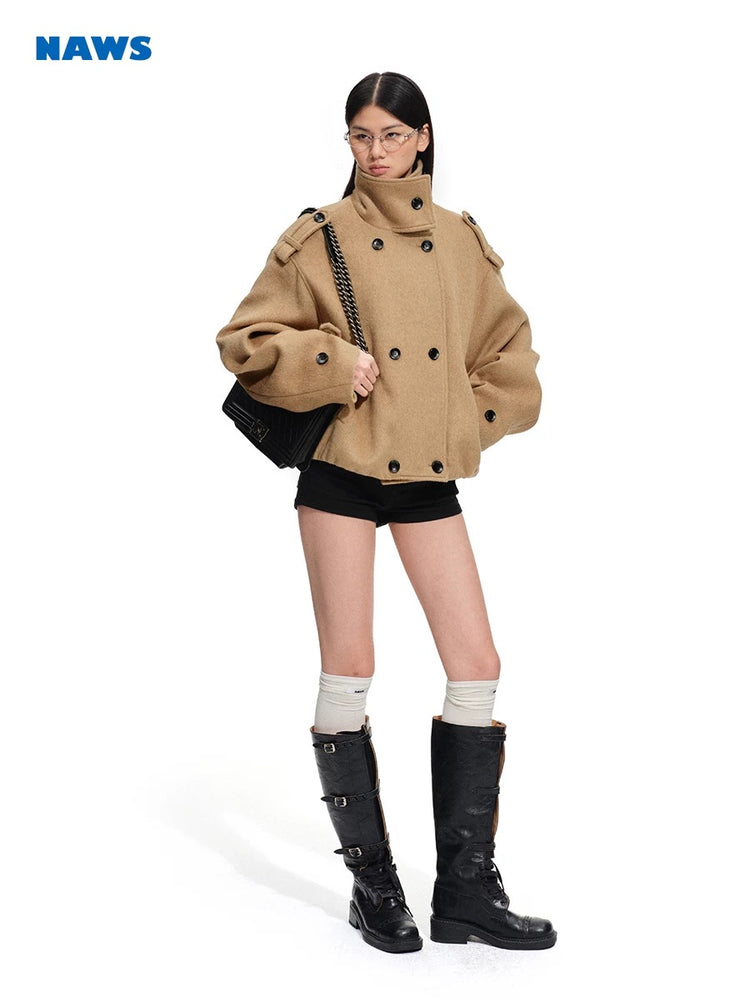 Ross - Oversized Wool Short Coat