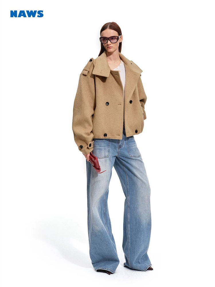 Ross - Oversized Wool Short Coat