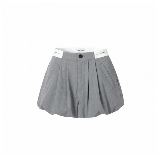 Ribbon-Trim Bubble Skort