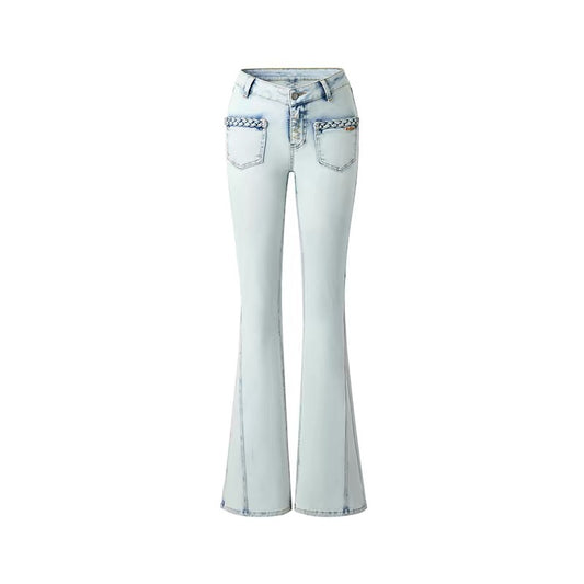 Wheat Sheaf Flared Jeans