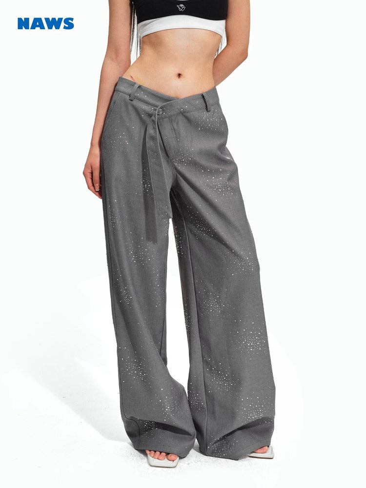 All-Over Sparkle Casual Trousers
