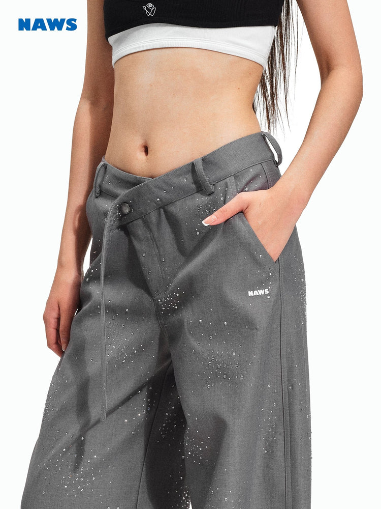 All-Over Sparkle Casual Trousers