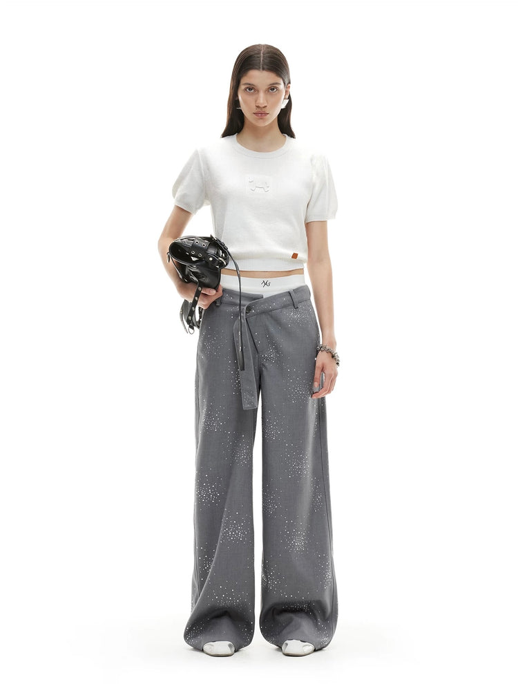 All-Over Sparkle Casual Trousers