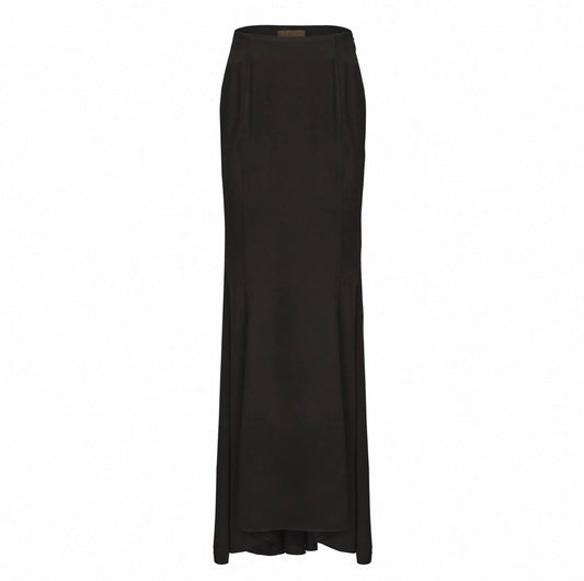 Contrast Stitch Draped Mermaid Skirt