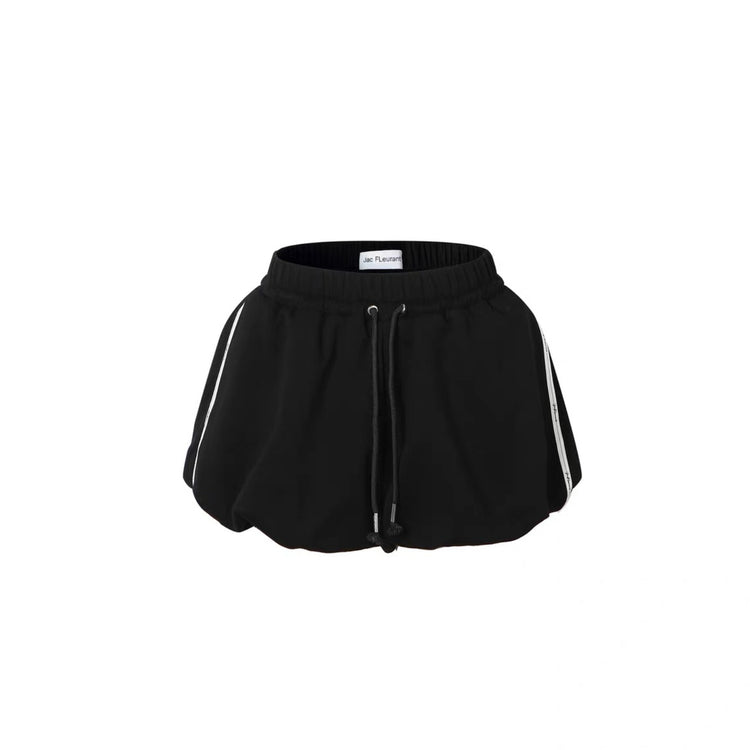 Contrast Trim Bubble Shorts