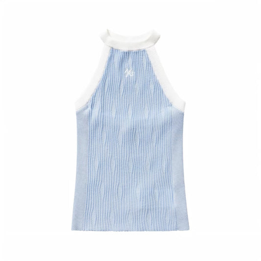 Equestrian - Ribbed Halter Tank Top