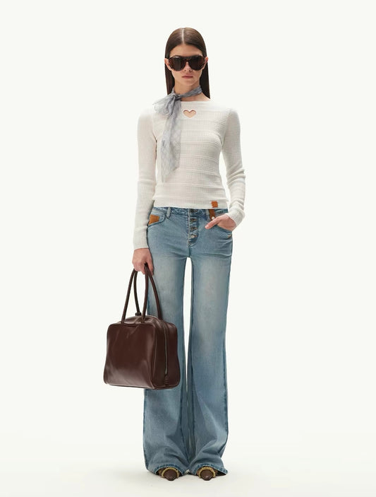 +5CM N4 Distressed Jeans