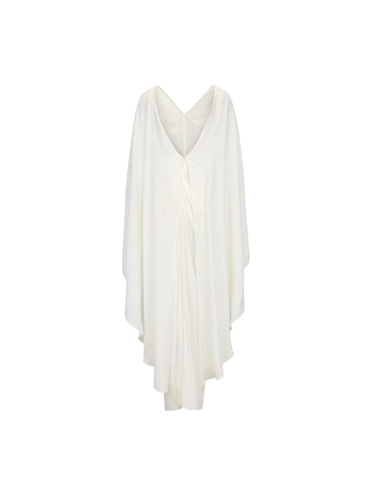 White Cape Dress
