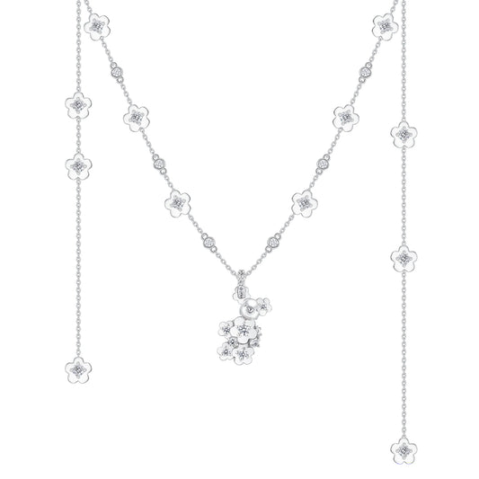 Paradise / Gemstone Patch up Mini Bear Pendant Necklace