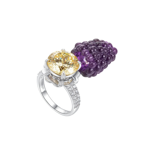 Paradise / Mulberry Gemstone Ring