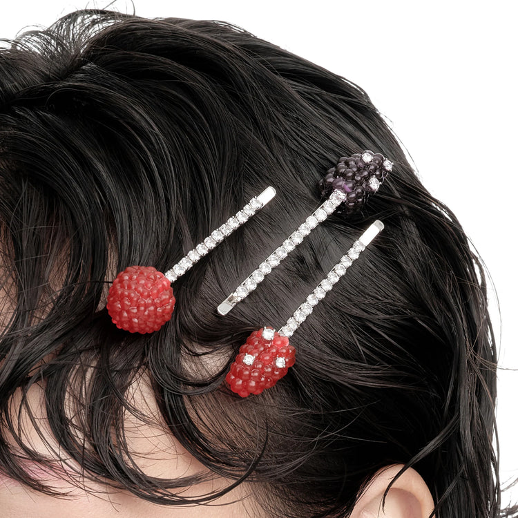 Paradise / Berry Hair Clip
