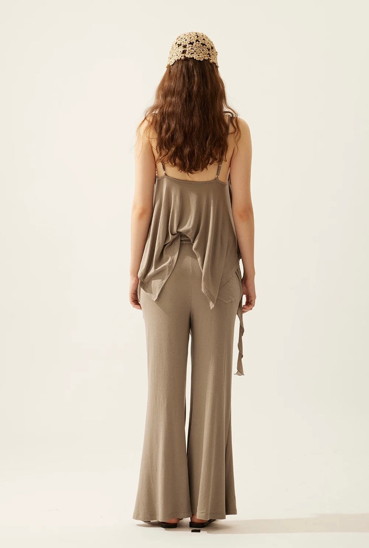 Soft Drape Slight-flare Yoga Pants