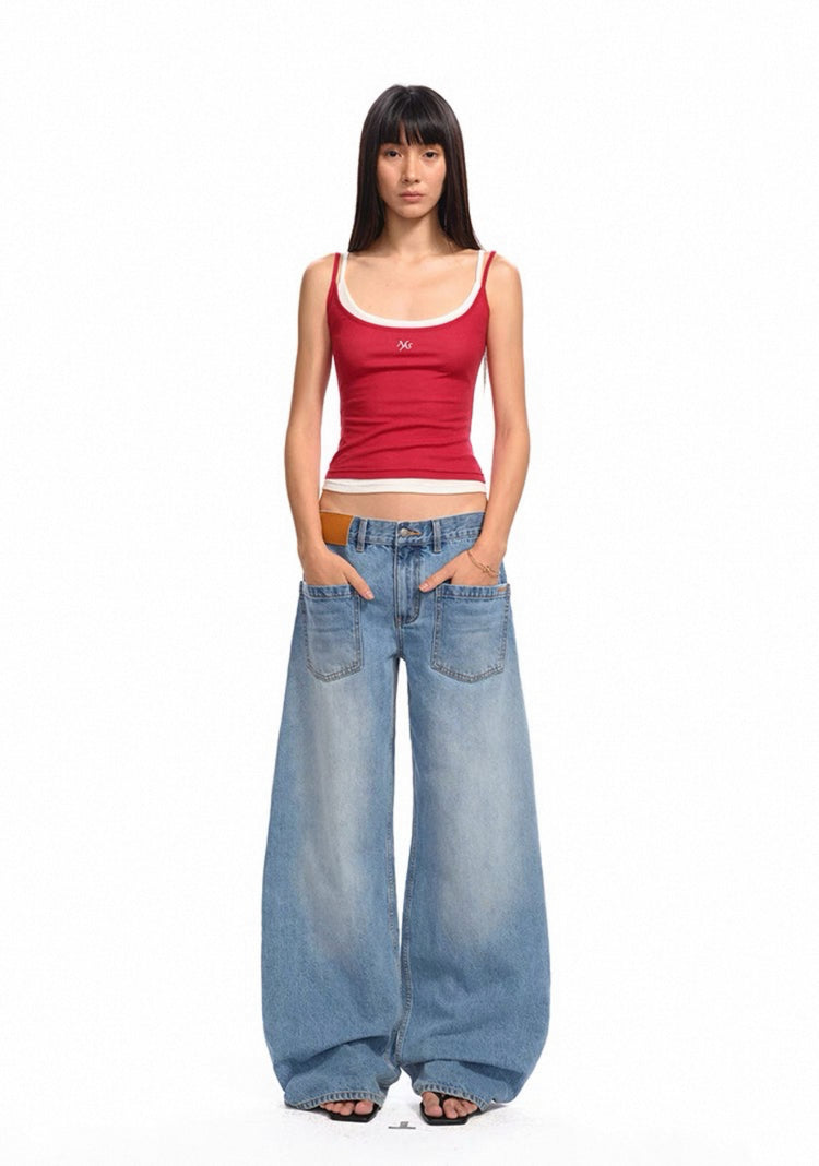 Ceramic Burlap Jeans