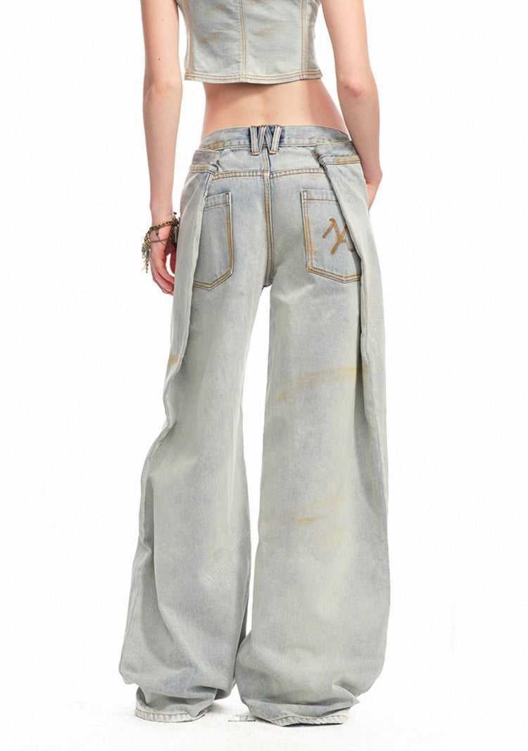 Ceramic Burlap Jeans