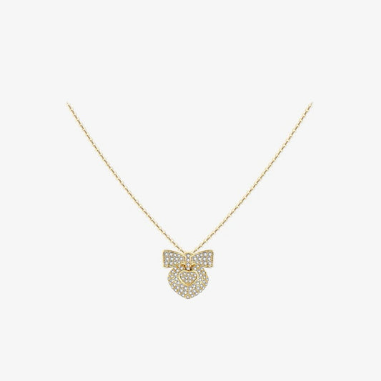 Heart Bow Necklace