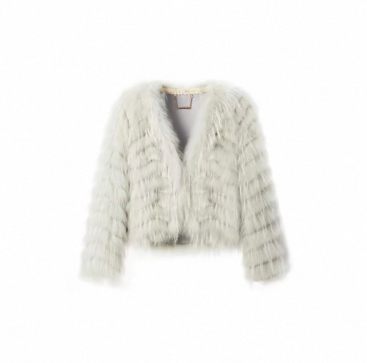 Bordeaux Faux Fur Coat