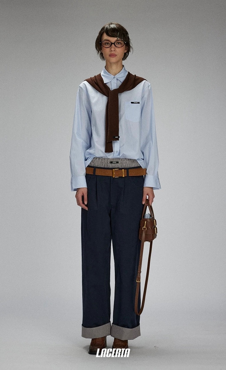 Shawl-collar Shirt