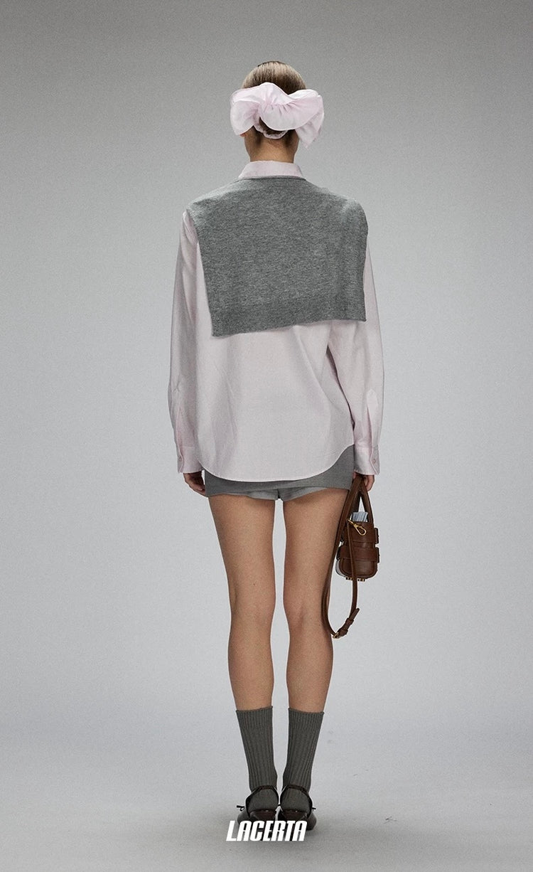 Shawl-collar Shirt