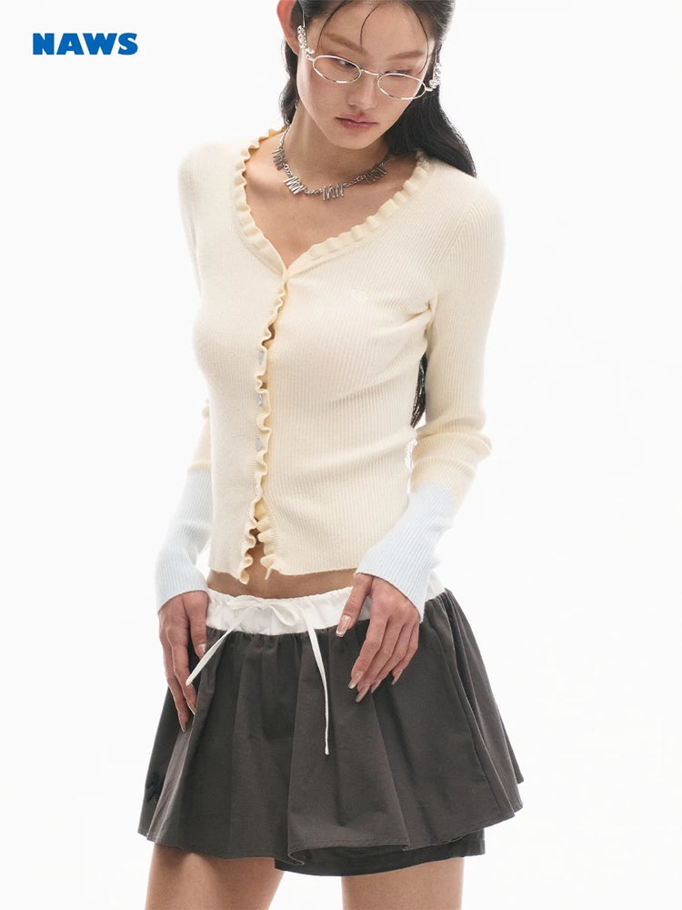 Wavy Knit Sweater