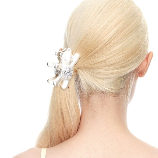 Paradise / Metal Waving Bear Hair Claw