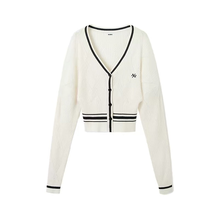 Newport Color-block Knit Cardigan