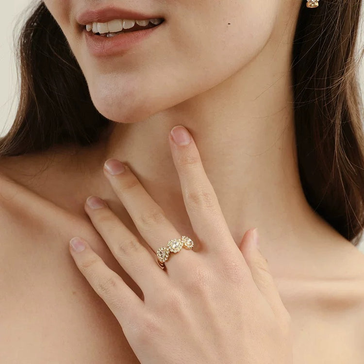 Lace Heart Shaped Ring