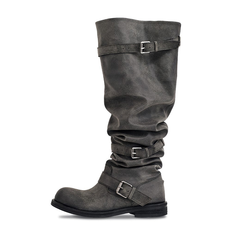 Knee-High Slouchy Boots
