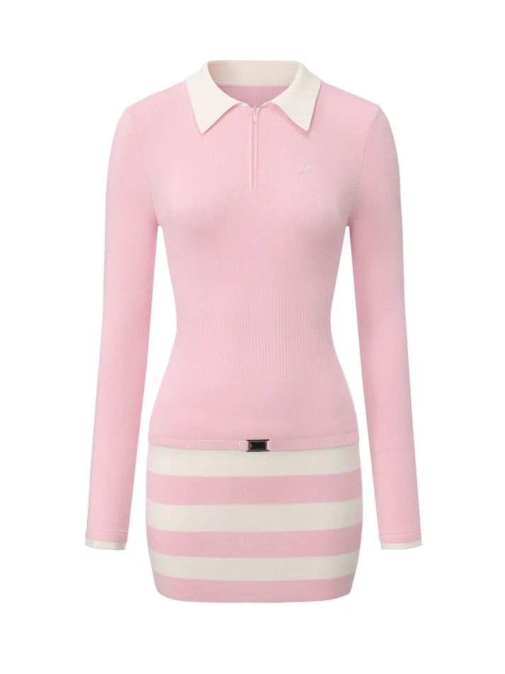Tessa Striped Knit Dress