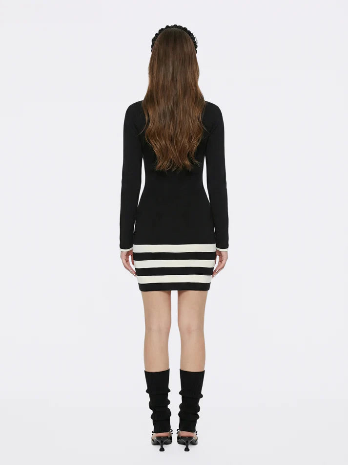 Tessa Striped Knit Dress