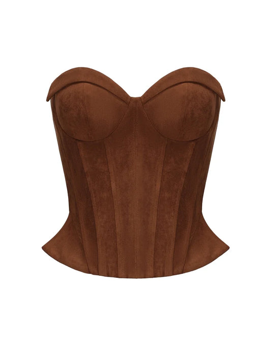 Sienna Suede Top