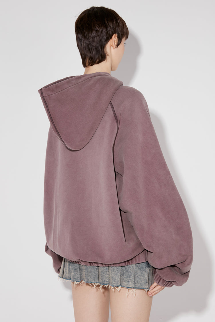 MISBHV X Esther Yu Crystal M Washed Zipper Hoodie