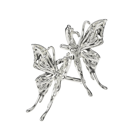 Liquefied Butterfly Layers Ring