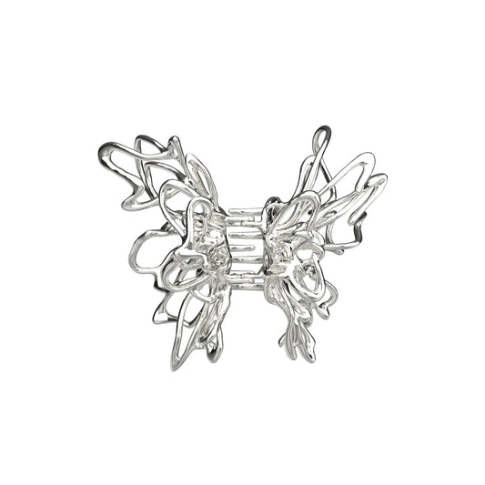 Liquefied Metal Butterfly Hair Claw Clip (LARGE)